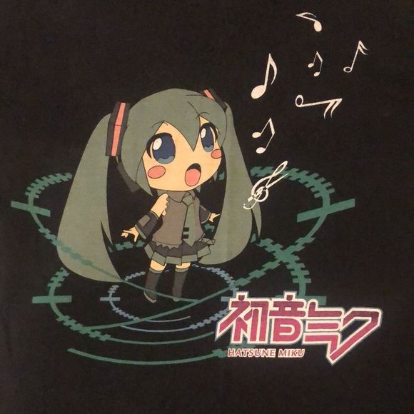 Hastune Miku Vocaloid T-Shirt - Picture 1 of 4